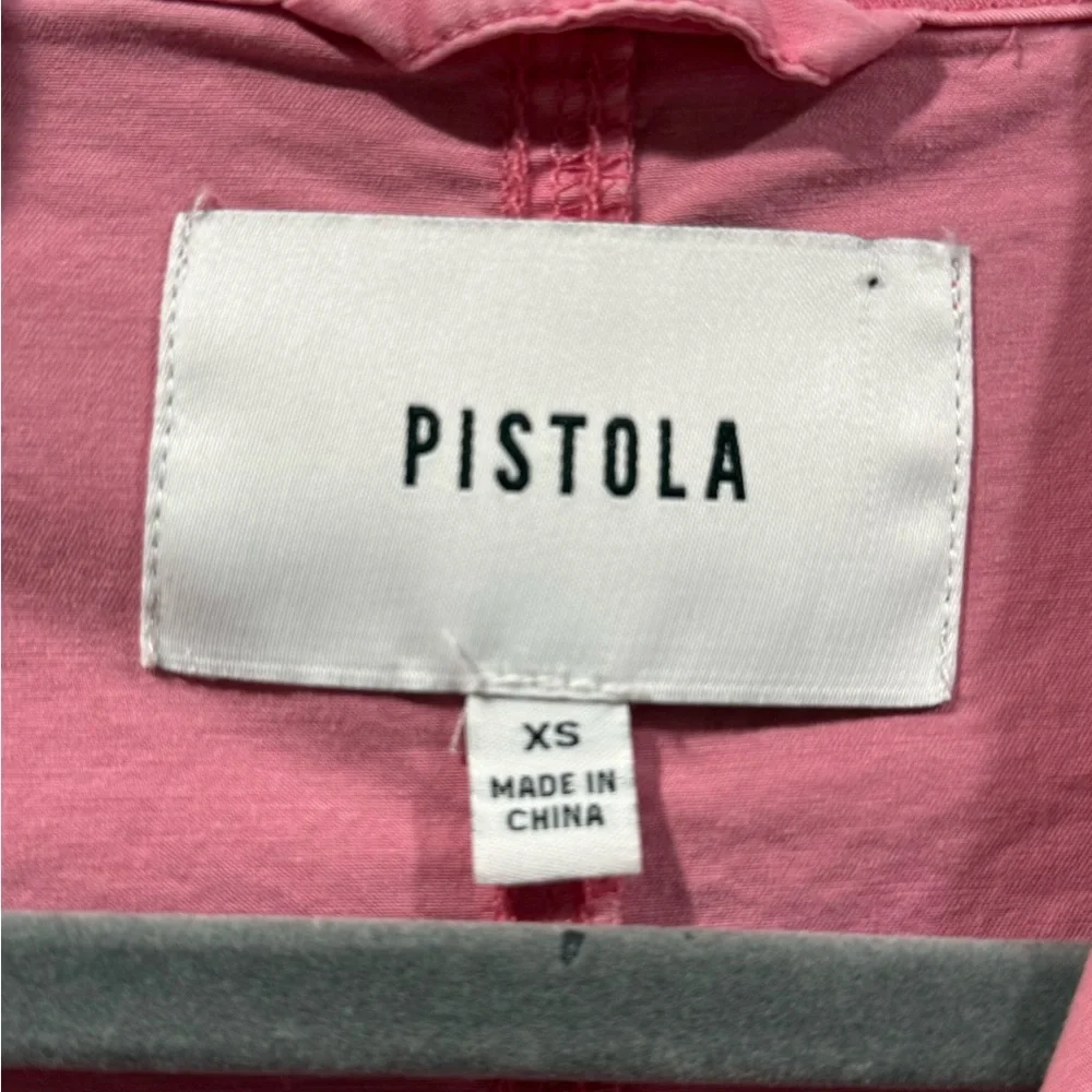 Pistola Flamingo Romper Zip-Down Drawstring Waist Cotton Blend Women’s Size XS